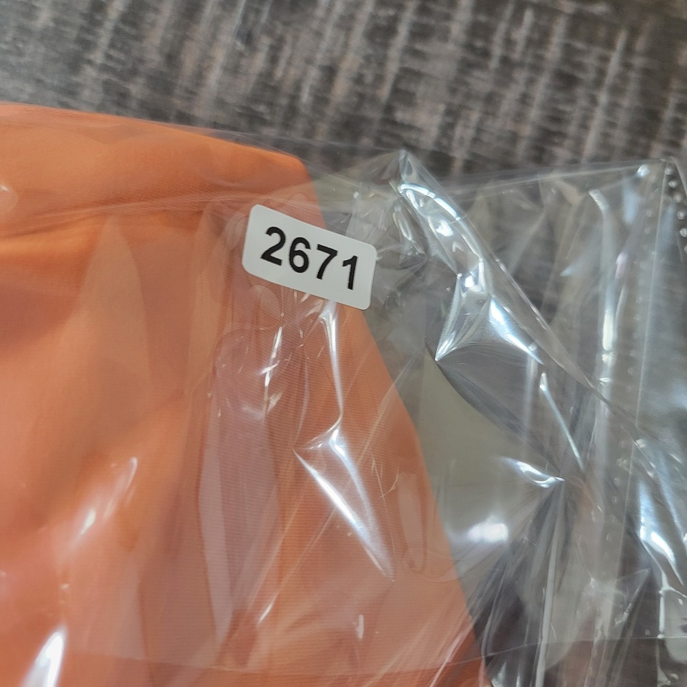 Cupshe Rust Orange One-Piece Swimsuit with Sheer Waist Panel - Picture 12 of 12